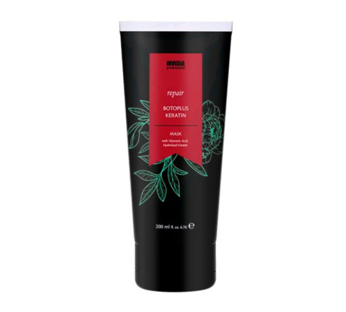 Маска, що відновлює Invidia Botoplus Keratin Mask для пошкодженого волосся (EIN2044), 200 мл (заводська)