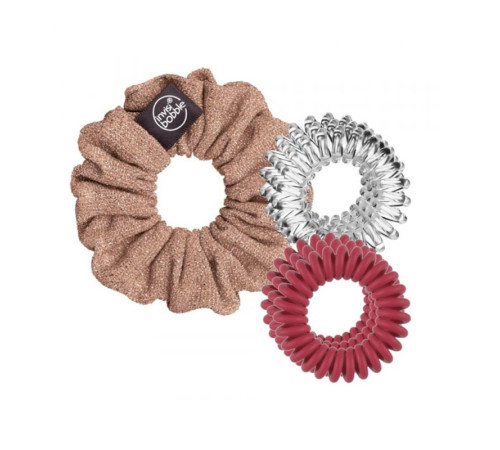 Подарунковий набір (резинка SPRUNCHIE та 6 резинок ORIGINAL) Invisibobble BRITISH ROYAL DUO QUEEN FOR A DAY