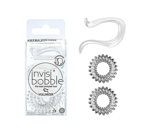 Заколка для волосся Invisibobble VOLUMIZER Crystal Clear
