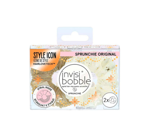 Резинка-браслет для волосся Invisibobble SPRUNCHIE Time To Shine Bring on the Night (2 шт.)