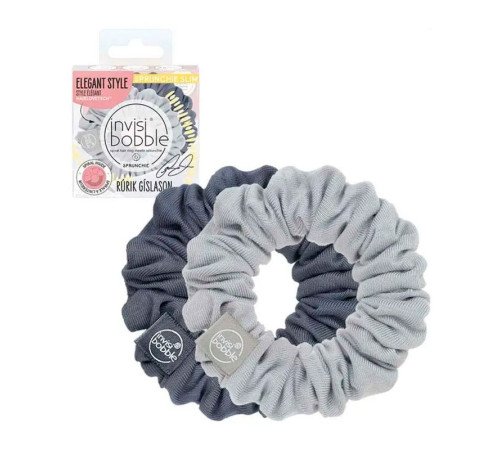 Резинка-браслет для волосся Invisibobble SLIM Rurik Gislason Feeling Greyt (2 шт.) 