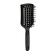 Продувна щітка-браш Janeke Vent Detangling Brush для розплутування та сушіння волосся широка чорна