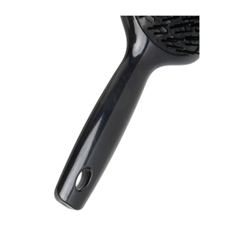 Продувна щітка-браш Janeke Vent Detangling Brush для розплутування та сушіння волосся широка чорна