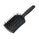 Продувна щітка-браш Janeke Vent Detangling Brush для розплутування та сушіння волосся широка чорна