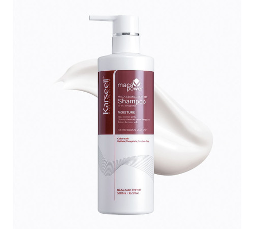 Шампунь Karseell Мaca Essence Moisture Shampoo для сухого та пошкодженого волосся, 500 мл