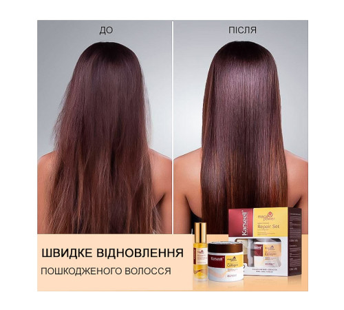 Набір Karseell Мaca Essence Repair маска і олійка для пошкодженого волосся в подарунковій коробці, 500/50 мл