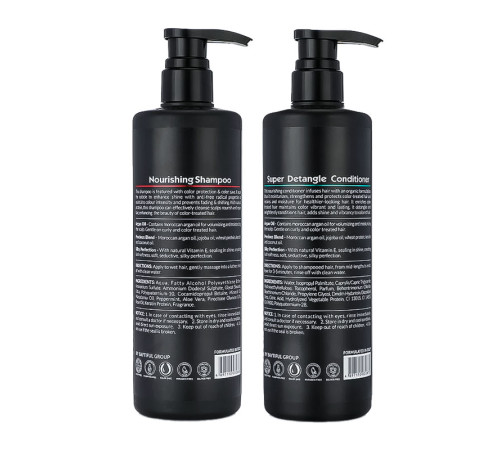 Набір Karseell BNC Argan Nourishing DUO шампунь і кондиціонер для сухого і пошкодженого волосся, 2х500 мл