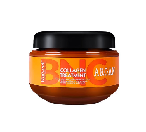 Колагенова маска для волосся Karseell BNC Argan Collagen Treatment з аргановою олією та кератином, 550 мл