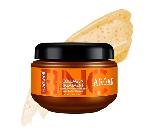 Колагенова маска для волосся Karseell BNC Argan Collagen Treatment з аргановою олією та кератином, 550 мл
