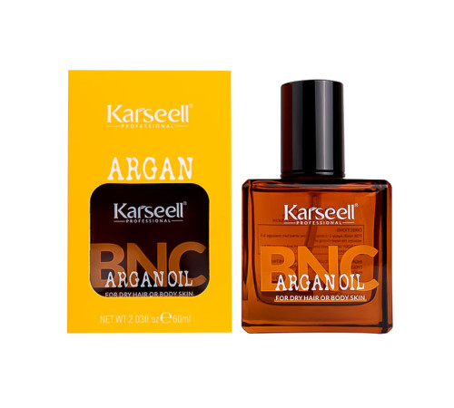 Арганова олійка Karseel BNC Argan Oil для догляду за волоссям та тілом, 60 мл