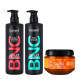 Набір Karseell BNC Argan TRIO-3 живильний шампунь, кондиціонер і колагенова маска для волосся, 500//500/550 мл