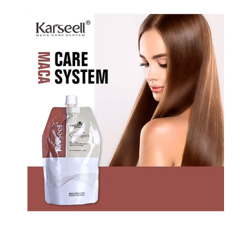 Кондиціонуюча маска-есенція Karseell Collagen Hair Mask з аргановим маслом для відновлення волосся, 500 мл (пакет)