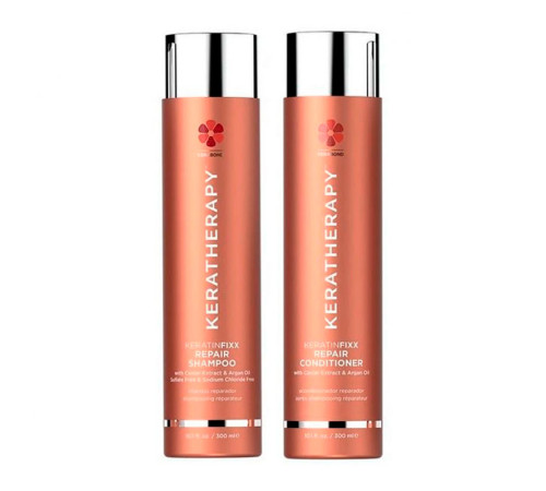 Набор Keratherapy KeratinFixx Repair шампунь и кондиционер для восстановления волос 2x300 мл