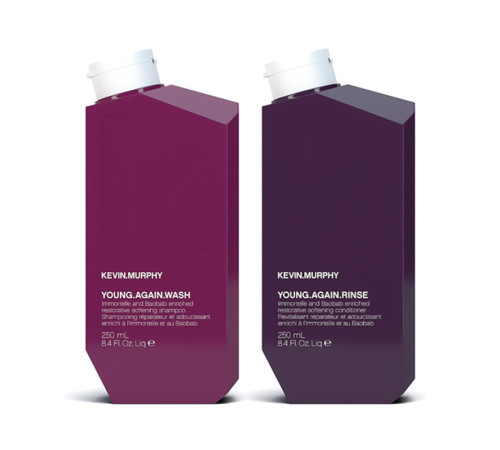 Набір Kevin.Murphy Young.Again. DUO шампунь і кондиціонер для пошкодженого волосся, 2x250 мл