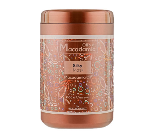 Маска-шовк KLERAL System Olio Di Macadamia Silky Mask з екстрактом горіха макадамія для зволоження волосся, 1000 мл