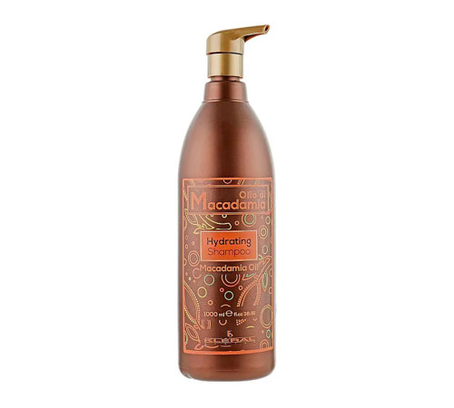 Зволожуючий шампунь KLERAL System Olio Di Macadamia Hidrating Shampoo з олією макадамії, 1000 мл