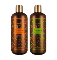 Набір KLERAL System DUO Olio Di Macadamia шампунь та кондиціонер для зволоження волосся, 2х500 мл