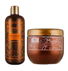 Набір KLERAL System DUO Olio Di Macadamia шампунь та маска для зволоження волосся, 2х500 мл