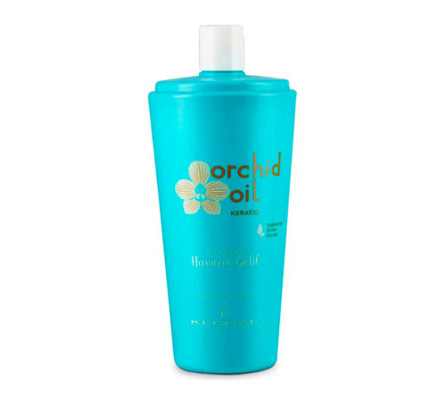 Безсульфатний шампунь KLERAL System Orchid Oil Havane Gold Shampoo з олією орхідеї для зволоження нормального волосся, 1000 мл