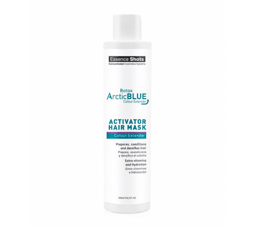 Маска-активатор KV-1 Essence Shots Arctic Blue Activator для процедуры холодного восстановления волос Arctic Blue 250 мл