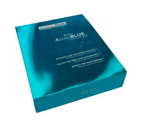 Холодний ампульний бoтoкc для волосся KV-1 Essence Shots Arctic Blue