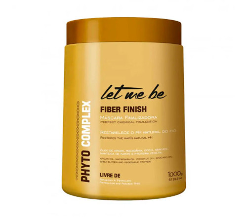 Фінішна маска Let Me Be Phyto Fiber Finish Mask для відновлення пошкодженого волосся, 100 г (розлив)