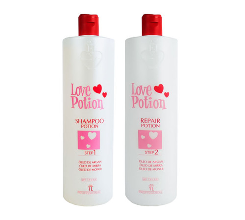 Набір кератину Love Potion Repair Óleo De Argan, 2х500 г (розлив)