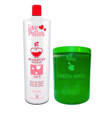 Набір колагену Love Potion Gelatina Green Apple, 100/200 г (розлив)