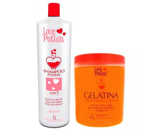 Набір колагену Love Potion Gelatina (orange), 2х1000 мл (заводські)