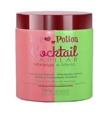 Маска для волосся Love Potion Mascara Morango e Menta, 100 г (розлив)