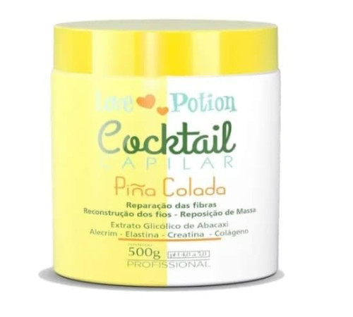 Маска для волосся Love Potion Mascara Pina Colada, 500 мл (заводська)