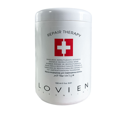 Маска для відновлення сухого та пошкодженого волосся Lovien Essential Repair Therapy Intensive Restructuring Mask, 1000 мл