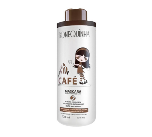 Сильний кератин Maria Escandalosa Escova Inteligente de Cafe Selante для кучерявого волосся, 500 г (розлив)