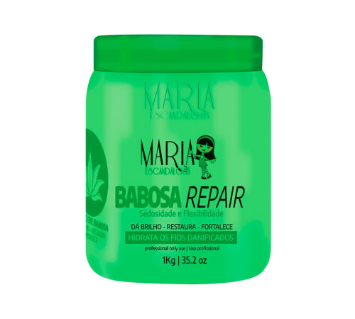 Восстанавливающая маска Maria Escandalosa Mascara De Hidratacao De Babosa для волос, 100 г (разлив)