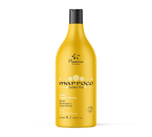Кератин Floractive Marocco Golden Selagem Plus для випрямлення пошкодженого волосся, 50 г (розлив)