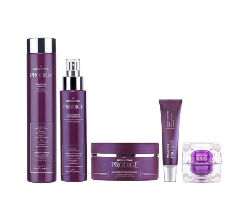 Ревіталізуючий шампунь Medavita Prodige Revivifying Shampoo для відновлення пошкодженого волосся, саше 15 мл
