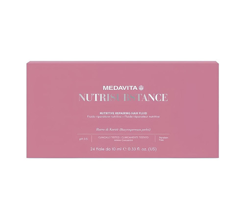Ультраживильний флюїд Medavita Nutrisubstance Nutritive Repairing Hair Fluid для сухого волосся, ампула 10 мл