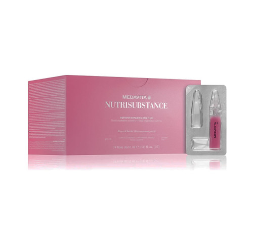 Ультраживильний флюїд Medavita Nutrisubstance Nutritive Repairing Hair Fluid для сухого волосся, ампула 10 мл
