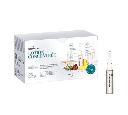 Інтенсивний лосьйон Medavita Lotion Concentrée Anti-Hair Loss Treatment проти випадіння волосся, упаковка 13х6 мл