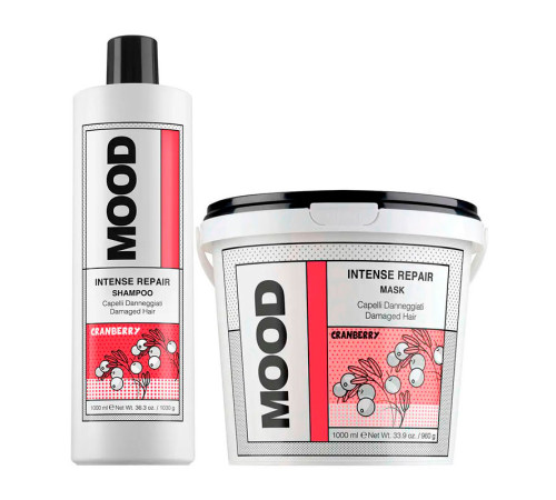 Набір Mood Intense Repair шампунь та маска для інтенсивного відновлення пошкодженого волосся