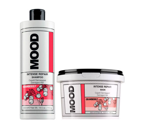 Набір Mood Intense Repair шампунь та маска для інтенсивного відновлення пошкодженого волосся