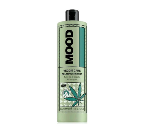 Розслаблюючий шампунь Mood Veggie Care Relaxing Shampoo веганська для всіх типів волосся 500 мл