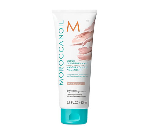 Тонирующая маска для волос Moroccanoil Color Depositing Mask Rose Gold