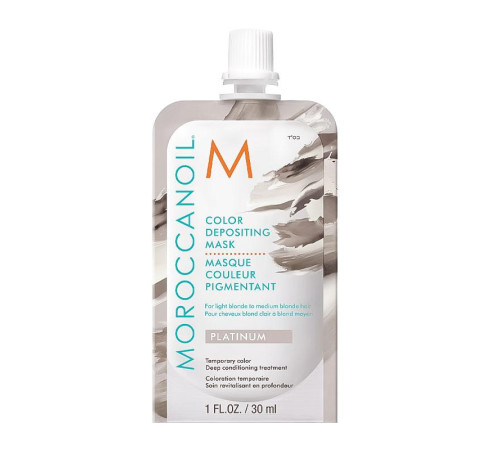 Тонуюча маска для волосся Moroccanoil Color Depositing Mask Platinum