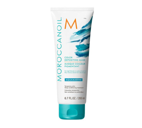 Тонирующая маска для волос Moroccanoil Color Depositing Mask Aquamarine