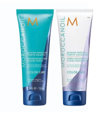 Набор Moroccanoil Color Care Purple тонирующий шампунь и кондиционер для блондинок