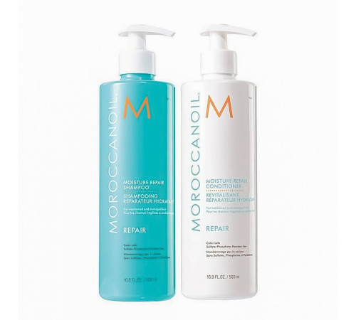  Набір Moroccanoil Moisture Repair для відновлення волосся шампунь та кондиціонер