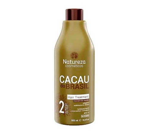 Кератин Natureza Cacau do Brasil для випрямлення волосся, 500 мл (заводська)