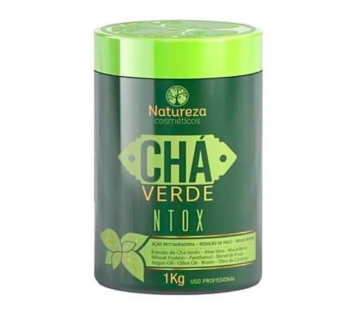 Ботокс для волосся Natureza NTOX Cha Verde, 1000 мл (заводська)