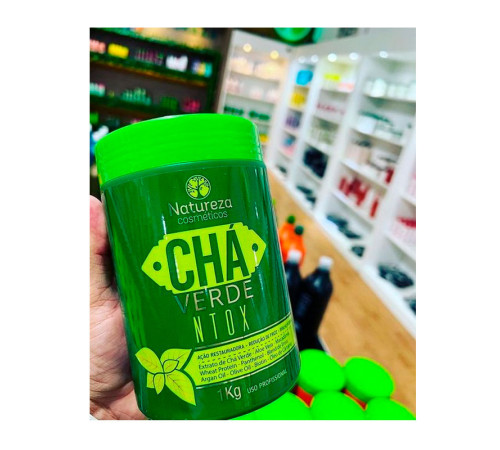 Ботокс для волосся Natureza NTOX Cha Verde, 1000 мл (заводська)